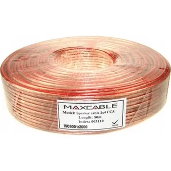 elektrický kabel KABEL REPRODUKTOROVÝ DVOUŽILOVÝ AUDIO HQ OFC CCA 2x4MM 50M LANBERG