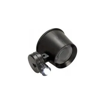 Lupa Zvětšovací sklo hodinářské x6 fi 25mm + LED