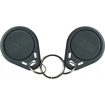 Přívěsek Na Klíče TAG RFID Unikátní 125kHz EM4100 pro ZÁMEK DOMOFONU šedý 1000 kusů