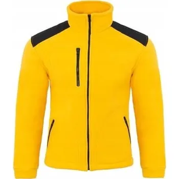 pracovní mikina Mikina fleecová žlutá / černá, velikost XL