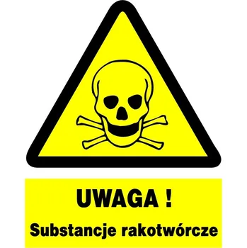 ZOO-5 - POZOR karcinogenní látky značka tabulka