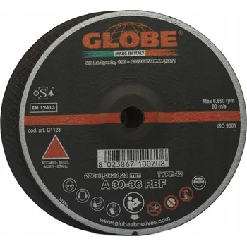 Řezný kotouč Kotouč na ocel Globe G1123 230x3,2 mm