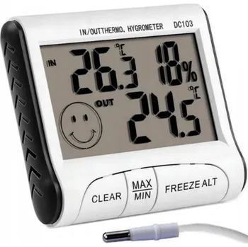 Meteostanice METEOROLOGICKÁ STANICE TEPLOMĚR VLHKOMĚR + SONDA