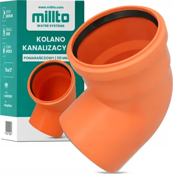 Kanalizační potrubí PVC Koleno pro Kanalizační Trubky 110 Spojka 67° PP