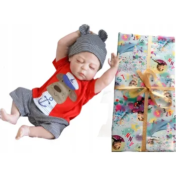 Panenka REALISTICKÁ PANENKA REBORN JAKO CELÝ ŽIVOT, 55 CM PL MIMINKO BABY