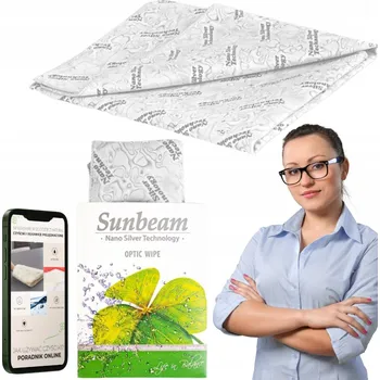 Utěrka RAYPATH ČISTIČ - UTĚRKA NA ČIŠTĚNÍ BRÝLÍ SUNBEAM POPELAVÁ