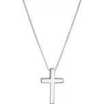 Stříbrný náhrdelník s přívěskem křížek 62005