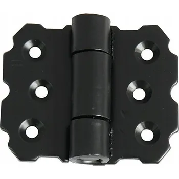 pant Ocelový pant černý matný 55x70x3mm Pant pro brány, branky, okenice