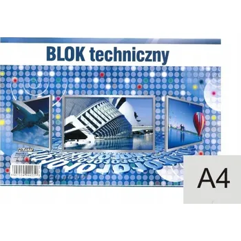 Blok Poligraf Technický blok A4 bílý Q
