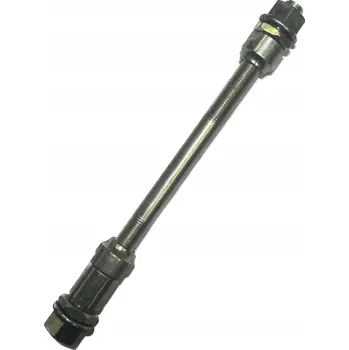 Náboj kola Osa zadního náboje jízdního kola pro volnoběžku 9,5x175mm pozink osička zadního kola