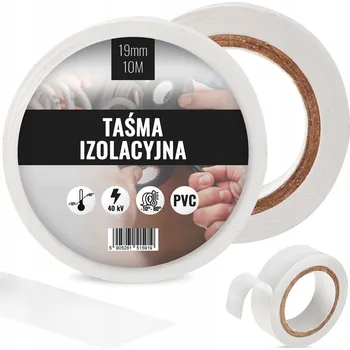 Izolační páska Izolační Páska PVC 19mm Vodotěsná Izolace 10m Elektroizolační Kabelová Páska