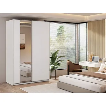 Šatní skříň Šatní skříň Maxi 2D 150 MX02, Osvětlení: bez osvětlení, Barva: bílá MIRJAN 5903211390777