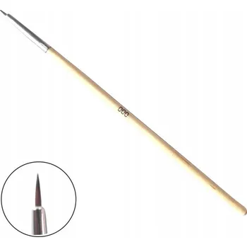 Štěteček Štětec na zdobení nehtů #000 Tenký 4mm