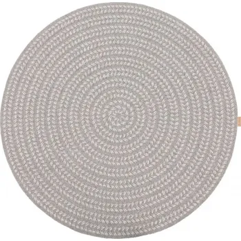 Koberec Kusový koberec Tino light grey Kruh 120 cm
