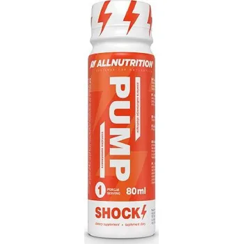 Anabolizér AllNutrition Pump Shock 80 ml PROŠLÉ DMT 23.9.2025 + Sleva 3 % pro registrované