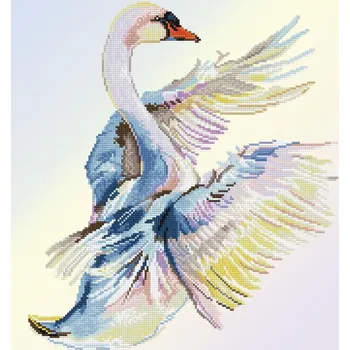 Diamantové malování DIAMOND DOTZ - Diamantové malování - LABUŤ