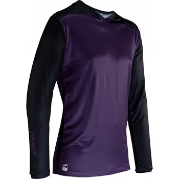 Cyklistické oblečení LEATT CYKLISTICKÝ DRES MTB ENDURO 4.0 JERSEY SAMETOVĚ FIALOVÁ/ČERNÁ M
