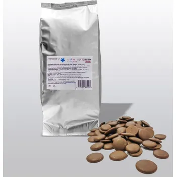 Čokoláda Čokoláda Agricacao Arriba Victoria Ekvádor 36% mléčná, pecky 1 kg/sáček