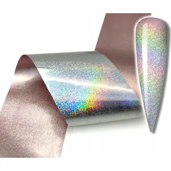 Příslušenství pro čtečku elektronické knihy TRANSFEROVÁ FÓLIE 100cmx4cm STŘÍBRNÁ HOLOGRAFICKÁ