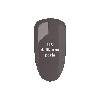 Přípravek na nehty Hybridní lak barevný lak Clavier Odstíny hnědé a béžové 119