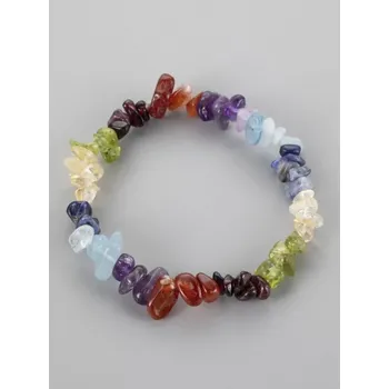 Náramek Prosperk Krásný čakrový náramek z kamínků minerálů vícebarevná S2357