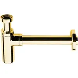 SAPHO Umyvadlový sifon 1´1/4, odpad 32 mm, kulatý, zlato SI517