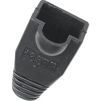 Síťový konektor Krytky konektorů RJ45 Veoz 8P8C 10 Ks černé