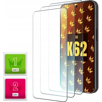 3-BALENÍ Tvrzené Sklo pro LG K42 / K52 / K62 / K62 Plus (9H, 2.5D, ochranné)