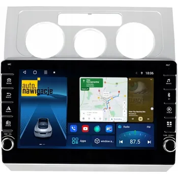 GPS navigace AUTORÁDIO S GPS NAVIGACÍ VOLKSWAGEN TOURAN ANDROID