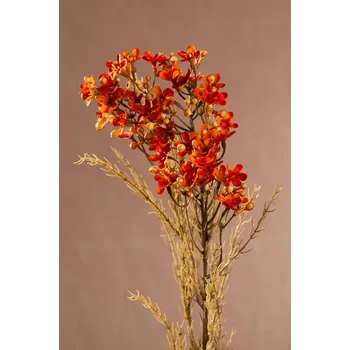 umělá květina Paramit NEW DRY WAX FLOWER Aranžovací květina oranžová 78 cm