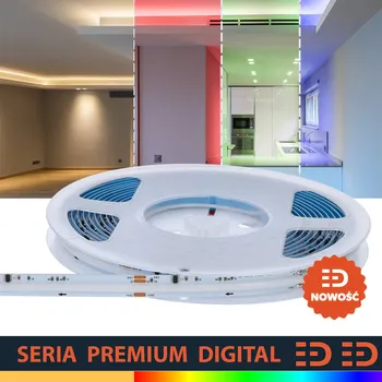 LED páska LED pásek Premium 24V COB RGB+WW 784 LED 800lm Ra90