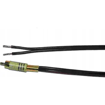Audio kabel Reproduktorový kabel s RCA konektorem 2x2,5mm černý, 1,5m