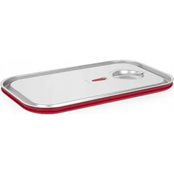 Dóza na potraviny VÍKO GN 1/1 Z NEREZOVÉ OCELI GASTRONOMICKÉ S TĚSNĚNÍM PRESTONA