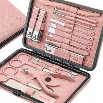 PROFESIONÁLNÍ SADA NA MANIKÚRU PEDIKÚRU | PÉČE O NEHTY | 18 NÁSTROJŮ