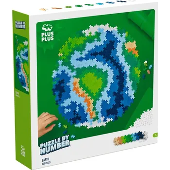 ostatní stavebnice Plus-Plus Skládej podle čísel - Země 800 ks
