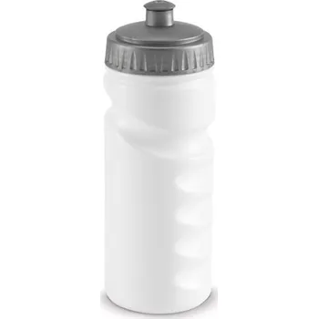 Láhev LOWRY. Sportovní láhev HDPE o objemu 530 ml - Saténově Stříbrná, Firemní dárkové předměty s vlastním potiskem
