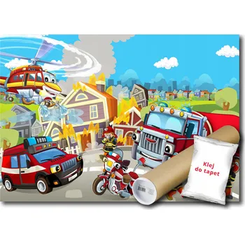 Fototapeta FOTOTAPETA AUTA HASIČSKÉ VOZY F2XL 312X219 F12548
