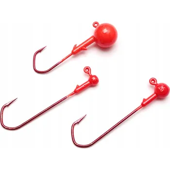 Rybářský háček MOŘSKÁ JIGOVÁ HLAVA VMC BARBARIAN RED 8/0 - 125 g