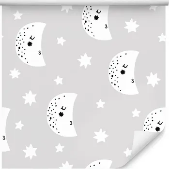 Tapeta Tapeta pro děti - měsíce a hvězdičky /785613169