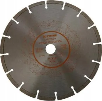 Řezný kotouč STAYER Diamantový segmentový kotouč LASER PROFESSIONAL, Ø 230 x 22,2 x 7 mm, STAYER
