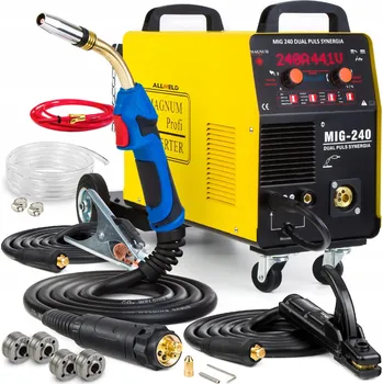 Svářečka Svářecí poloautomat MAGNUM MIG 240 DUAL PULS MAG MMA TIG 240A 230V 3v1