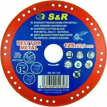 Příslušenství k brusce Diamantový řezný kotouč 125x1,6 mm