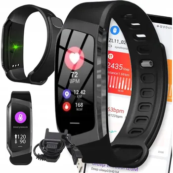 Hodinky HODINKY CHYTRÉ HODINKY SPORTOVNÍ SMARTBAND PRO PULS SPORT DÁMSKÉ FIT SMS ŘEMÍNEK