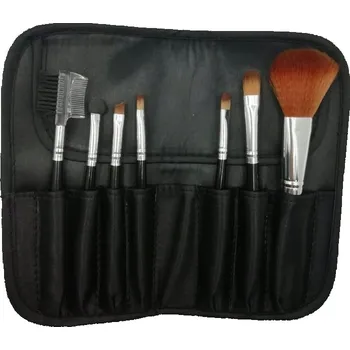 Kosmetický štětec Sada štětců na make-up Golden Rose v černém Pouzdro