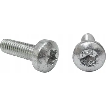 Šroub 100x ŠROUB POZINKOVANÝ S PŮLKRUHOVOU HLAVOU M4x10 mm DIN7985 T