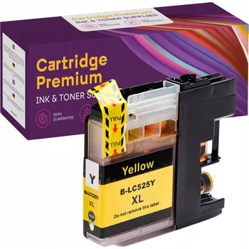 INKOUST pro BROTHER LC525Y DCP-J105 DCP-J100 MFC-J200 Žlutý
