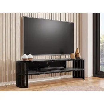 Televizní stolek TV stolek Zinzit, Barva: černá / černá pietra grigia MIRJAN 5903211392429