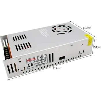 Elektronická stavebnice LYONZG S-360-24 modulový napájecí 230V AC-DC zdroj 24V/15A 360W