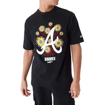 Triko New Era Atlanta Braves MLB Floral Logo Oversized T-Shirt 60435458-60435458 Velikost XL