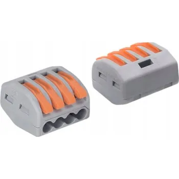 RYCHLOSPOJKA elektrická kostka svorka konektor jako WAGO páčková lanko 4P